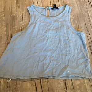 Casual tank top, light blue